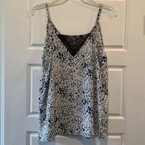 Leopard and Lace Tank Top NWT